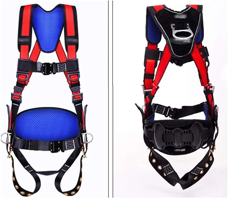 هارنس ایمنی برای سقوط 5 نقطه ای، رهاسازی سریع پاها و سینه، دارای پد پشتی، کمربند موقعیت یابی، برای کار در هوانوردی