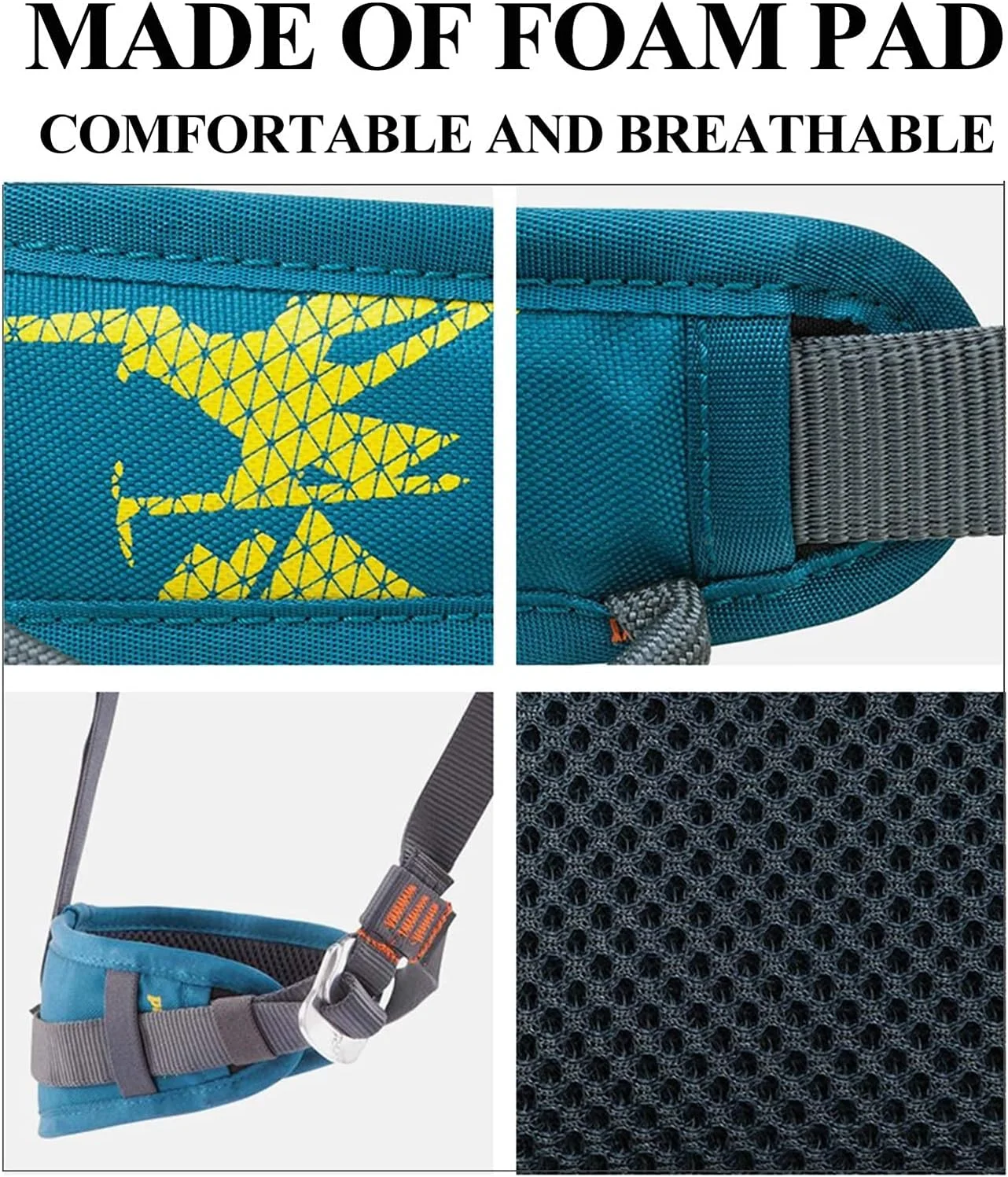 هارنس فرود و جلوگیری از سقوط ShoFbi، کمربند ایمنی نیم تنه برای صخره نوردی، کمربند ایمنی محافظت در برابر سقوط در ارتفاعات بالا، طناب ایمنی محافظ شخصی، کیت هارنس ایمنی