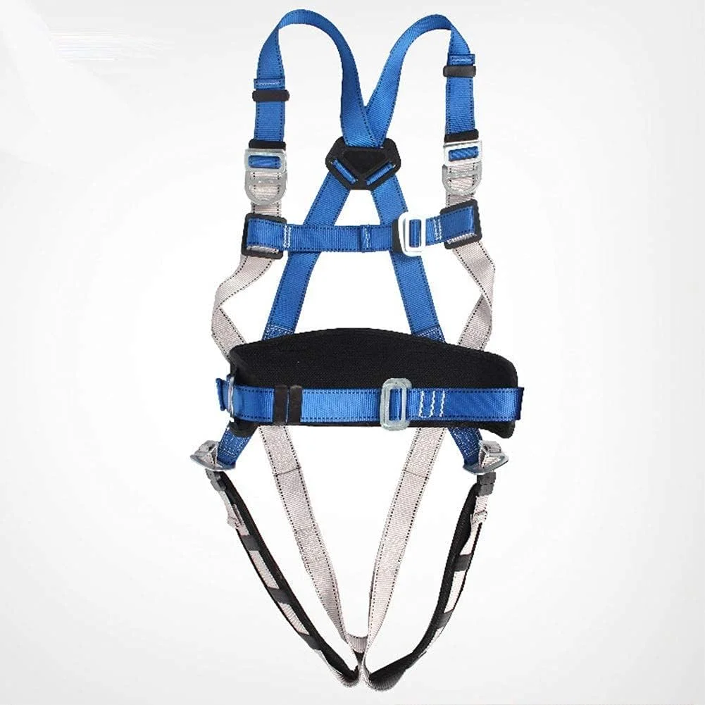 هارنس ایمنی کمربند ایمنی ساخت و ساز در فضای باز تمام بدن پنج نقطه طناب ایمنی نجات آتش نشانی نصب