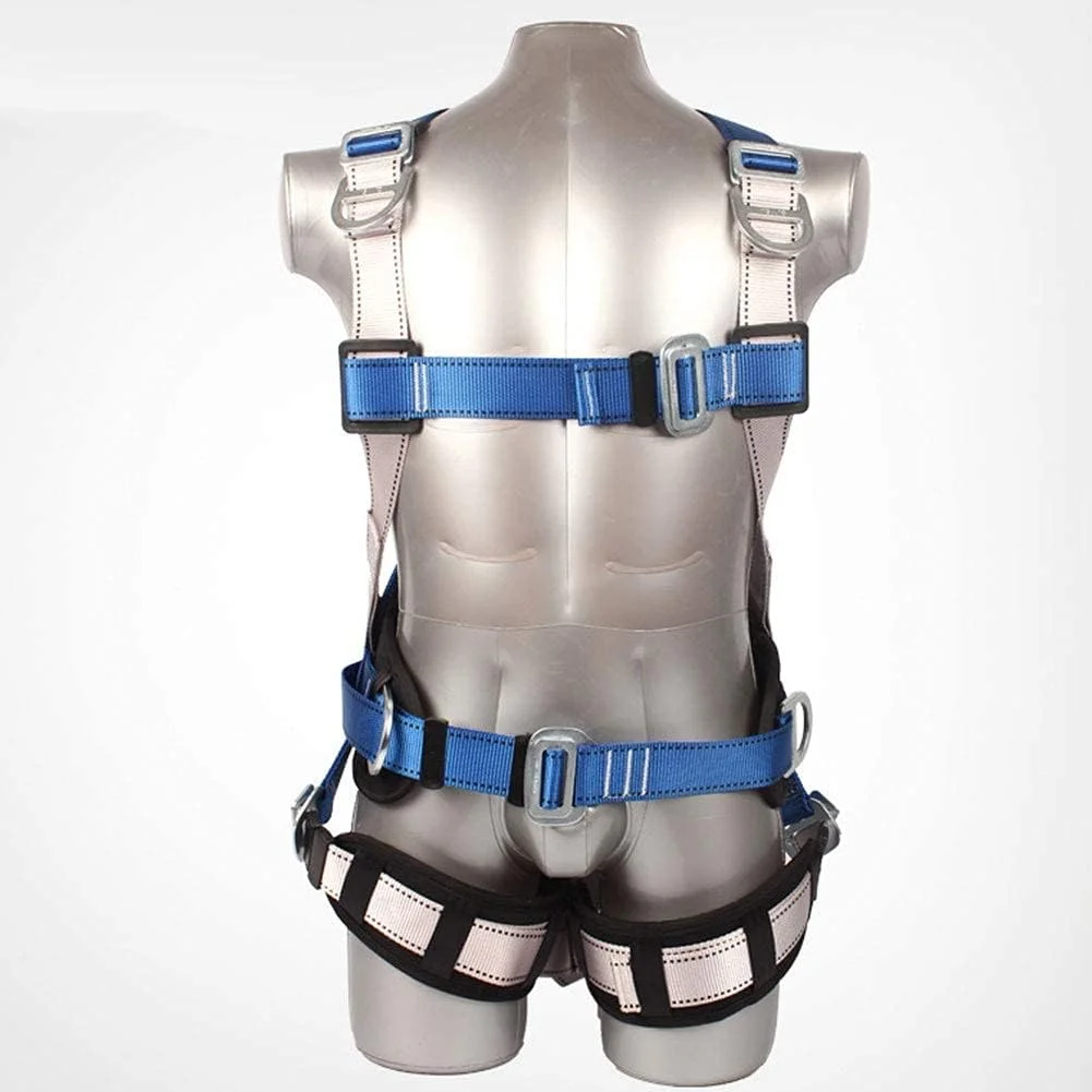 هارنس ایمنی کمربند ایمنی ساخت و ساز در فضای باز تمام بدن پنج نقطه طناب ایمنی نجات آتش نشانی نصب