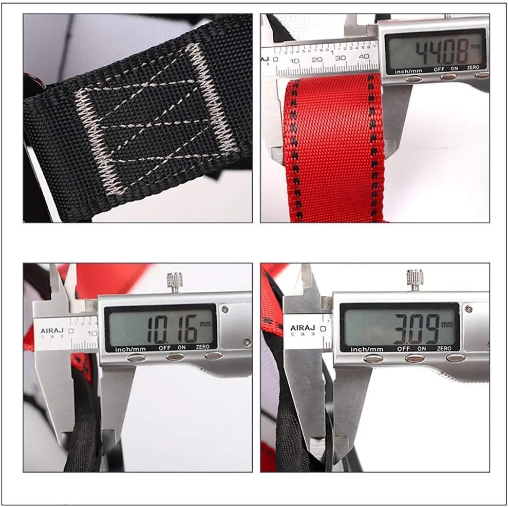 هارنس ایمنی تمام بدن پددار ShoFbi با پشتیبانی کمر، کمربند ایمنی کار در ارتفاع توربین بادی (رنگ: هارنس ایمنی) (هارنس ایمنی)