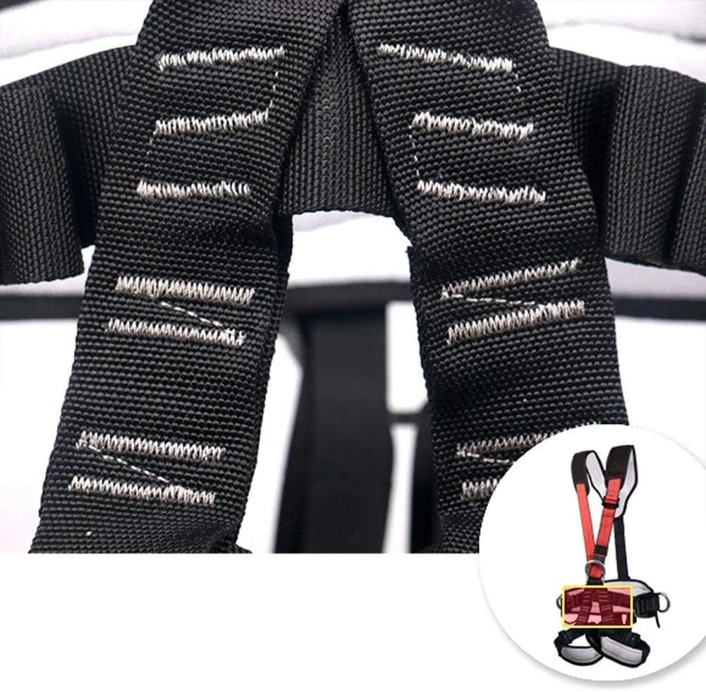 هارنس ایمنی سنگ نوردی تمام بدن، کمربند نشسته برای کار در ارتفاع و سنگ نوردی، کمربند ایمنی تمام بدن با سگک دوبل