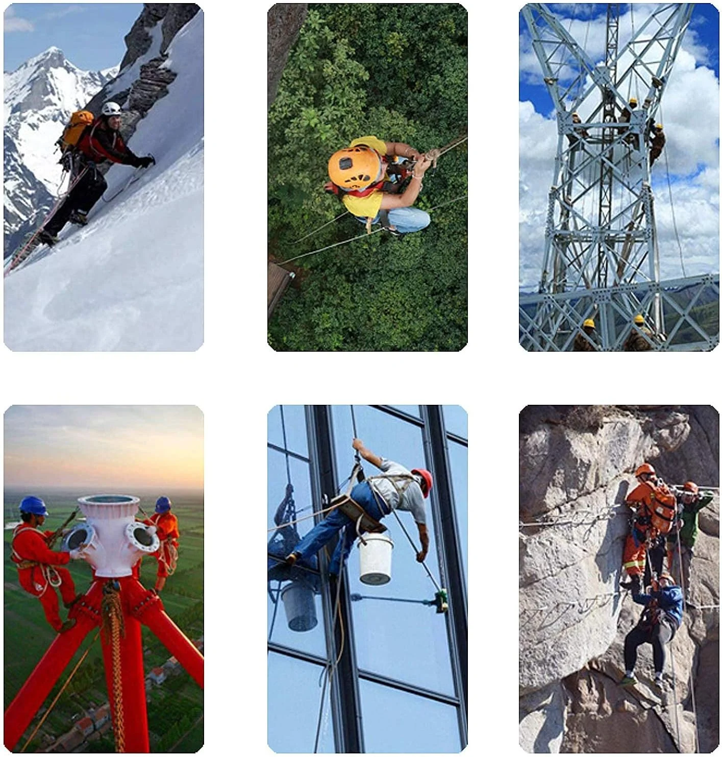 هارنس ایمنی ضد سقوط، هارنس ایمنی ضد سقوط تمام بدن برای کار در ارتفاع، کمربند قابل تنظیم