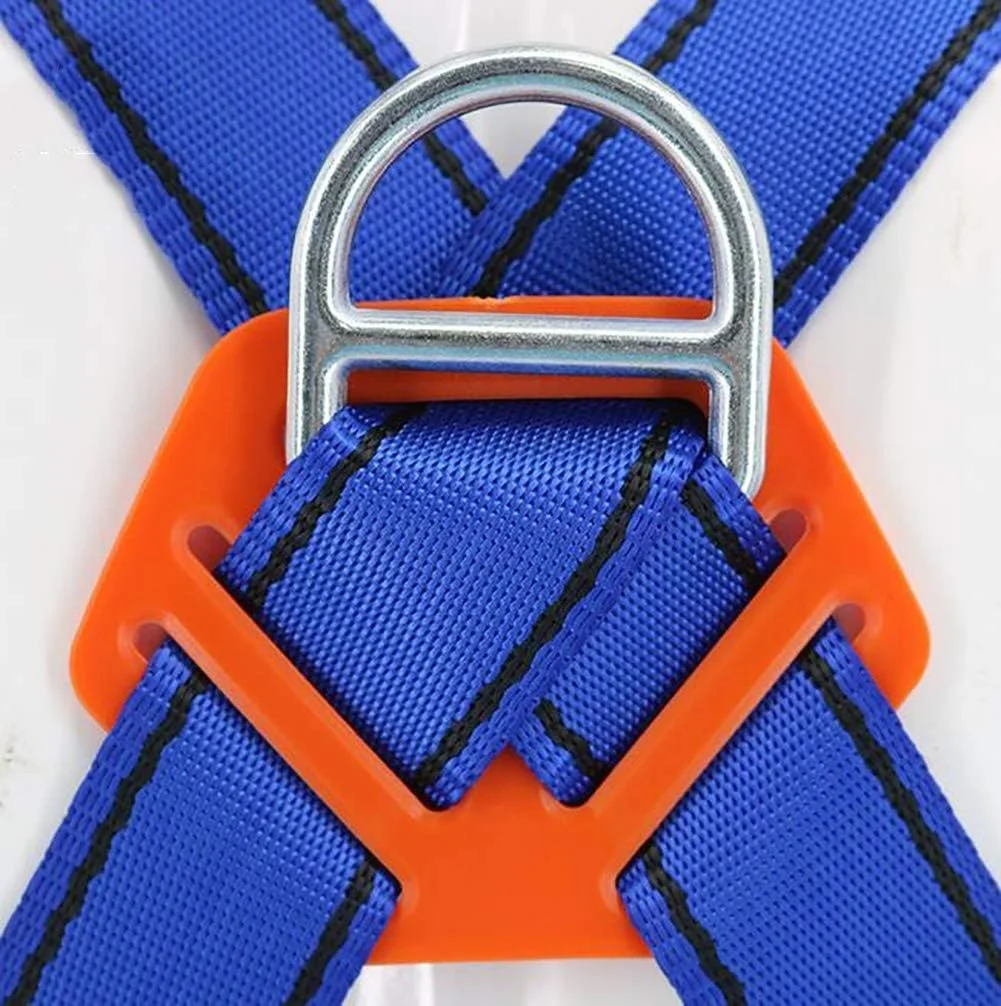 هارنس ایمنی تمام بدن ضد سقوط برای ساخت و ساز، کوهنوردی، توسعه، نجات آتش نشانی، کار هوانوردی، کمربند پنج نقطه ای با پشتی دوتایی