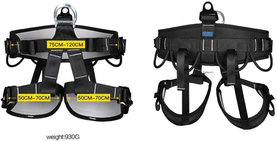 هارنس صعود نیمه ای، کمربند ایمنی پشتیبانی از کمر برای کوهنوردی، تمرینات توسعه