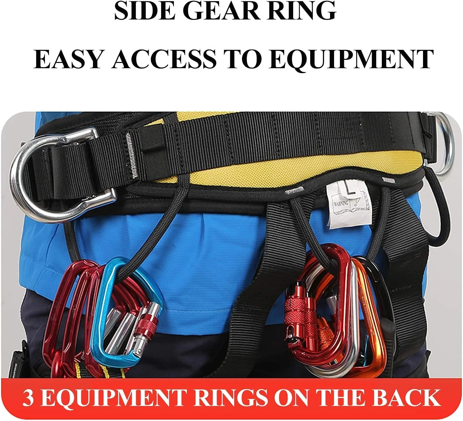 هارنس ایمنی ضد سقوط، هارنس ایمنی ضد سقوط تمام بدن برای کار در ارتفاع، کمربند قابل تنظیم