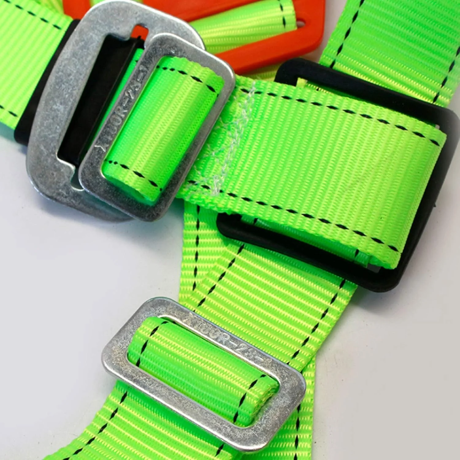 هارنس ایمنی، هارنس ایمنی ضد سقوط زرد جهانی، کمربند قابل تنظیم با قلاب قابل استفاده برای اندازه های مختلف بدن