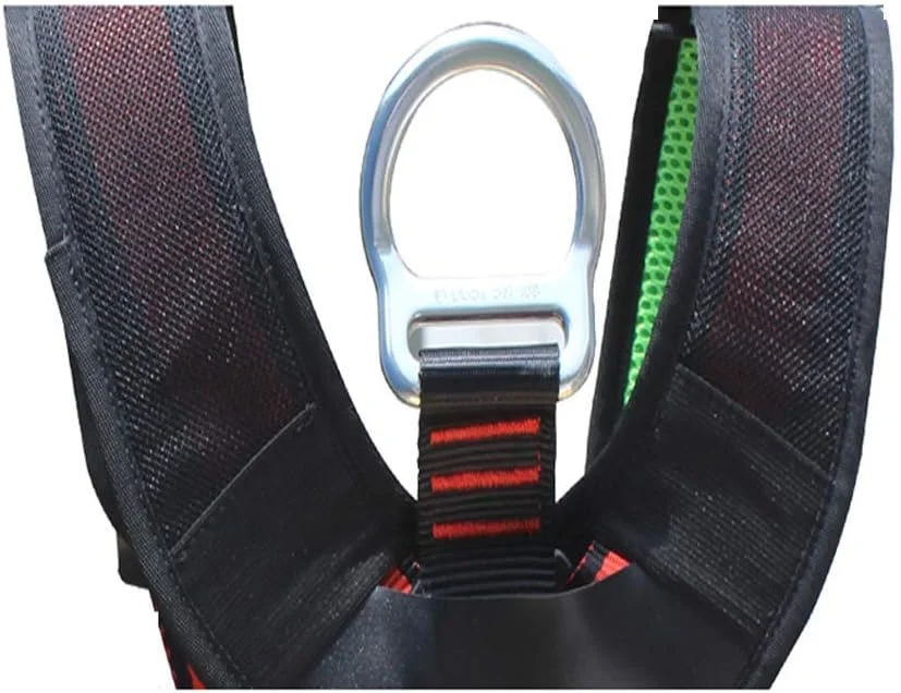 هارنس ایمنی، هارنس کامل صعود، کمربند ایمنی جداشدنی، تجهیزات حفاظت فردی، حلقه پشتی و حلقه های جانبی D (رنگ: هارنس ایمنی) (هارنس ایمنی)