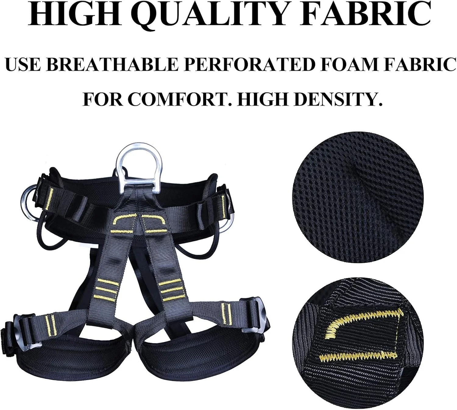 هارنس نیم تنه ShoFbi، کمربند ایمنی صندلی برای کوهنوردی، تمرینات فضای باز، هارنس نیم تنه کمر، کیت هارنس ایمنی جهانی