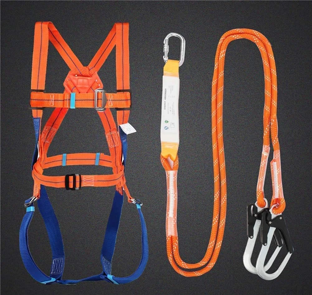 هارنس ایمنی تمام بدن تجهیزات حفاظت فردی کمربند پنج نقطه ای میله صعود سنگین