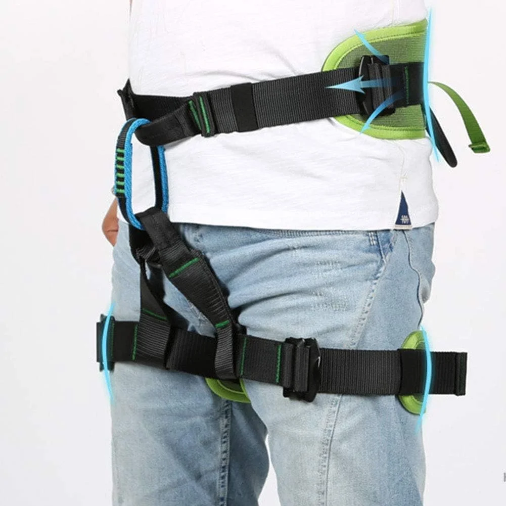 کمربند ابزار محافظ کمر نیم تنه هارنس ایمنی پلی استر برای سقف کاری، کار در ارتفاع، صخره نوردی، آبی، کیت هارنس ایمنی کمربند ابزار محافظ کمر نیم تنه هارنس ایمنی پلی استر برای سقف کاری، کار در ارتفاع، صخره نوردی، آبی، کیت هارنس ایمنی