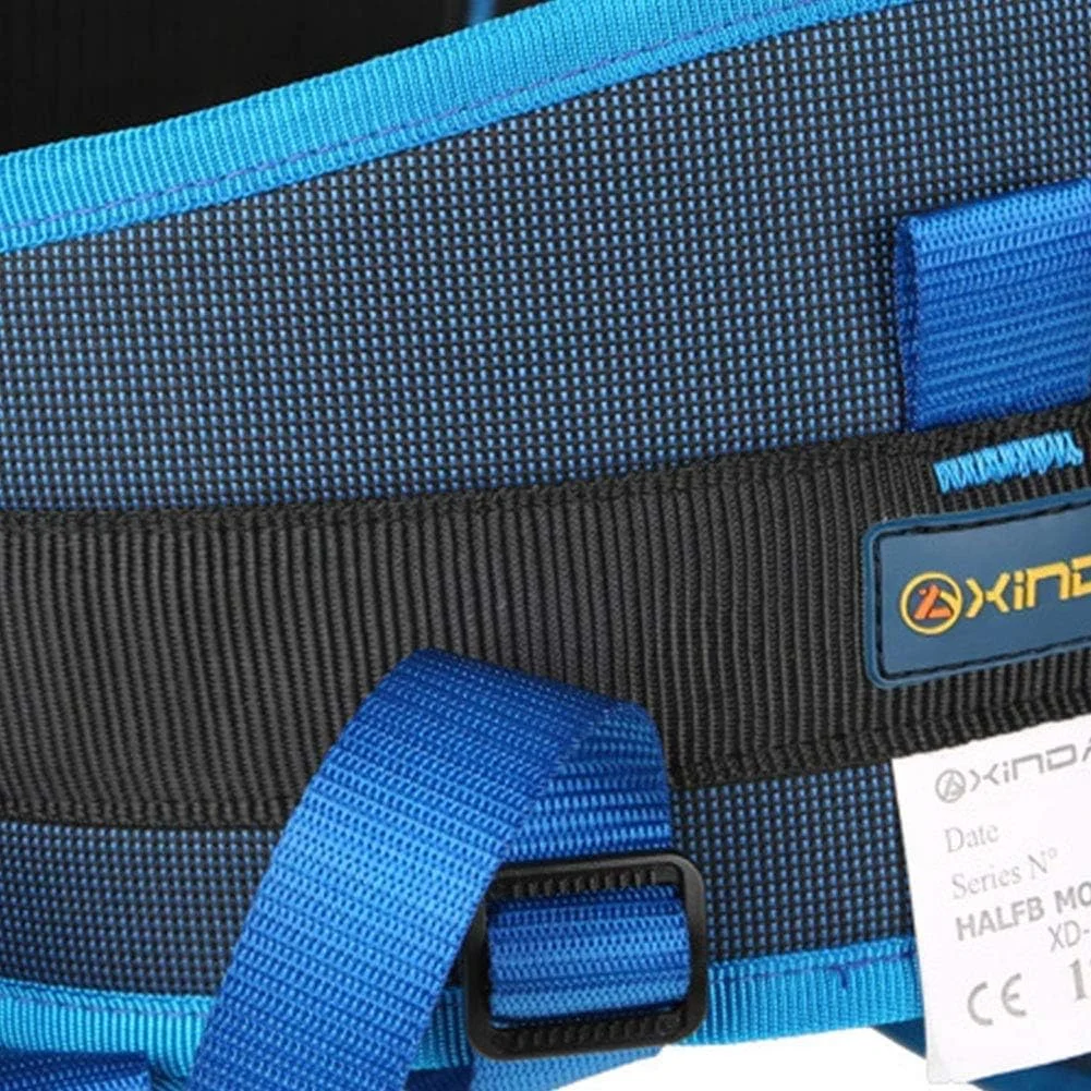 کمربند ابزار محافظ کمر نیم تنه هارنس ایمنی پلی استر برای سقف کاری، کار در ارتفاع، صخره نوردی، آبی، کیت هارنس ایمنی کمربند ابزار محافظ کمر نیم تنه هارنس ایمنی پلی استر برای سقف کاری، کار در ارتفاع، صخره نوردی، آبی، کیت هارنس ایمنی