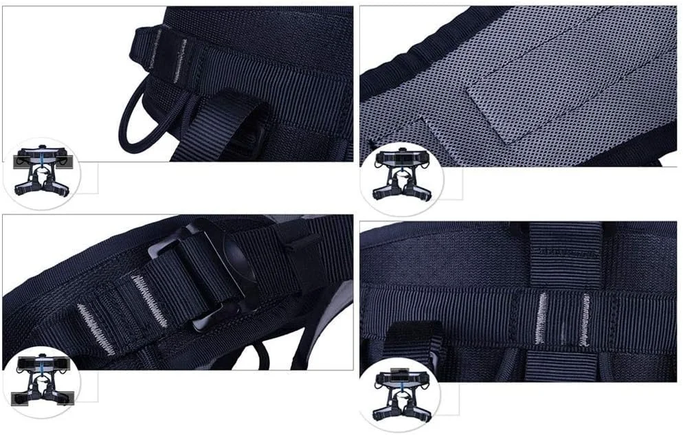 هارنس ضد سقوط، هارنس ایمنی ضد سقوط، هارنس کوهنوردی نیم تنه، کمربند محافظ کار در ارتفاع بالا برای درخت نوردی، ورزش های فضای باز و کوهنوردی