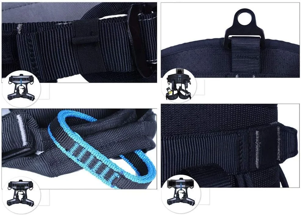 هارنس ضد سقوط، هارنس ایمنی ضد سقوط، هارنس کوهنوردی نیم تنه، کمربند محافظ کار در ارتفاع بالا برای درخت نوردی، ورزش های فضای باز و کوهنوردی