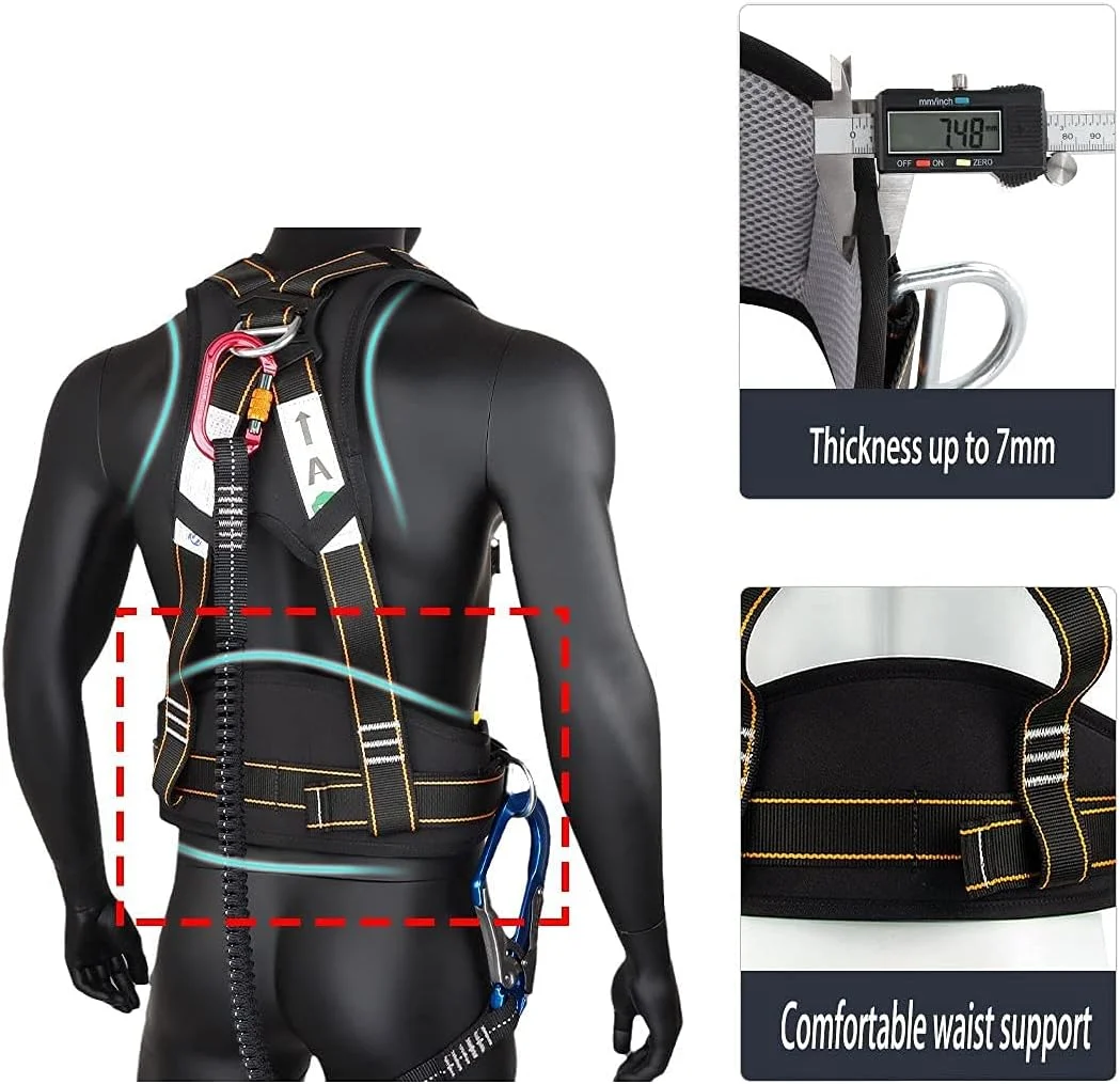 هارنس ایمنی تمام بدن PURRL، هارنس راحت پلاس، هارنس صعود در فضای باز، کمربند ایمنی جلوگیری از سقوط، هارنس ایمنی کار ساختمانی داربست، محافظت از سقوط، سورپرایز کوچک هارنس ایمنی تمام بدن PURRL، هارنس راحت پلاس، هارنس صعود در فضای باز، کمربند ایمنی جلوگیری از سقوط، هارنس ایمنی کار ساختمانی داربست، محافظت از سقوط، سورپرایز کوچک