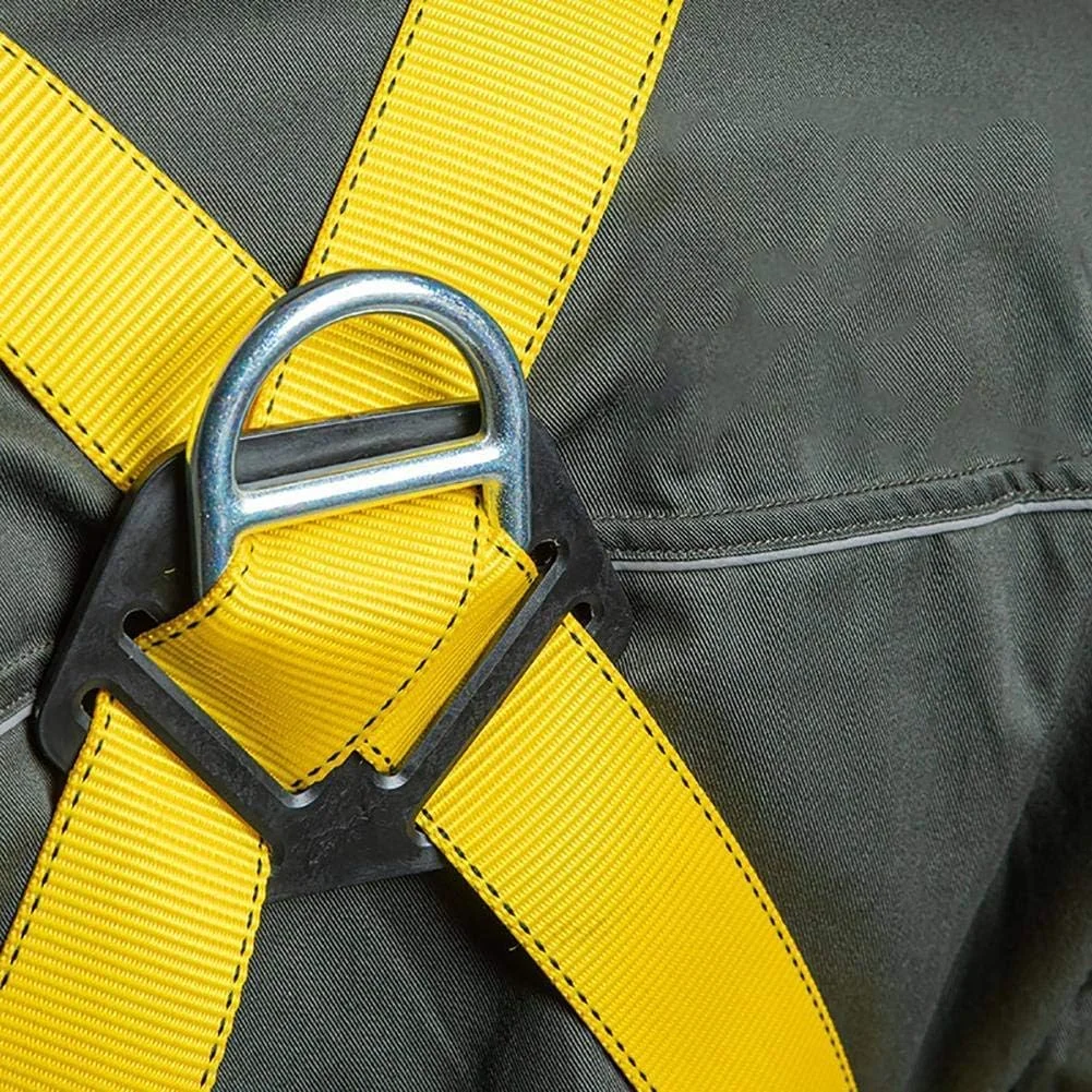 هارنس ایمنی محافظت در برابر سقوط، کیت هارنس صنعتی تمام بدن پنج نقطه ای، کمربند قابل تنظیم