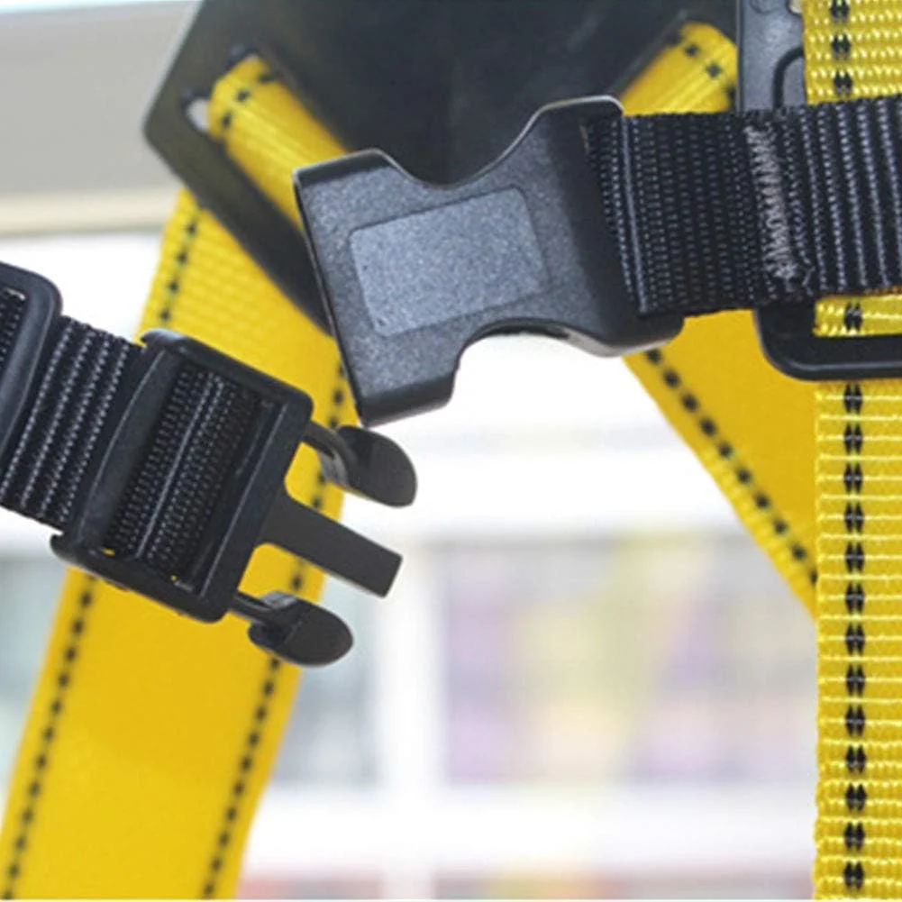 هارنس ایمنی کمربند ایمنی با قابلیت تنظیم پشتی دوبل مناسب برای کارگران، برقکاران و استفاده در ارتفاع