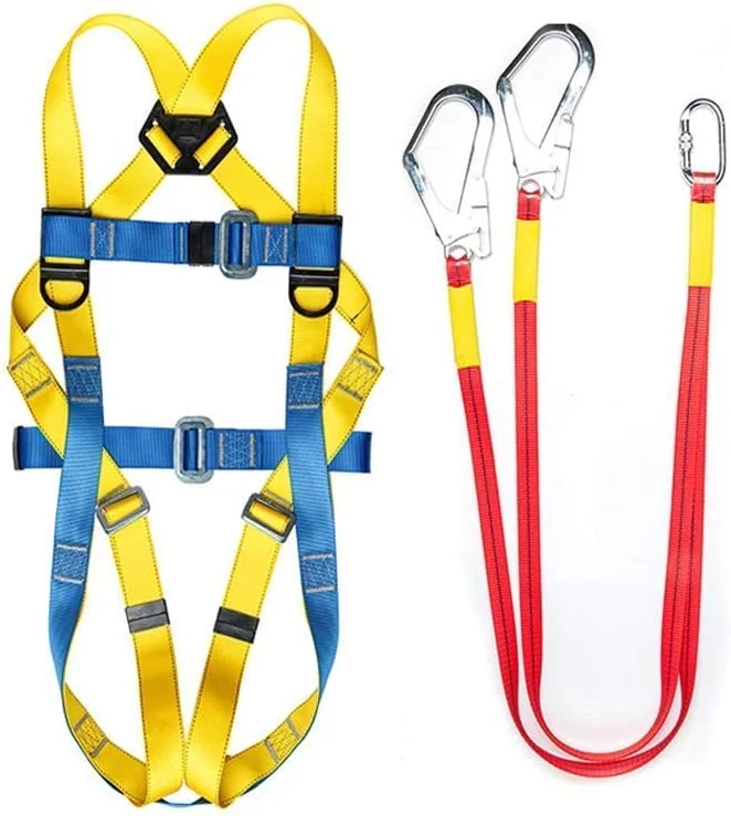 هارنس ایمنی ضد سقوط 5 نقطه ای صنعتی تمام بدن، کمربند قابل تنظیم هارنس ایمنی ضد سقوط 5 نقطه ای صنعتی تمام بدن، کمربند قابل تنظیم