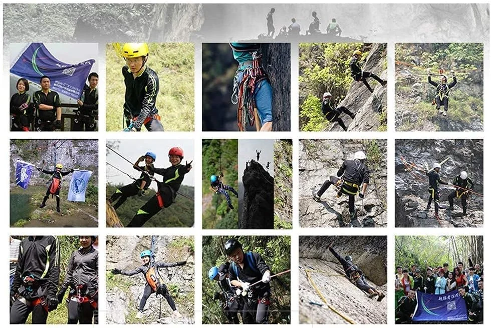 هارنس های کوهنوردی، کیت حفاظت در برابر سقوط، هارنس ایمنی، کمربند محافظ بدن قابل تنظیم برای کوهنوردی