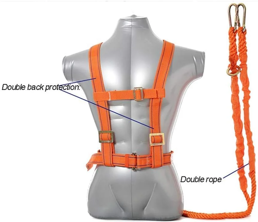هارنس ایمنی با بند، هارنس ساختمانی، کمربند قابل تنظیم ضد سقوط کار در ارتفاع