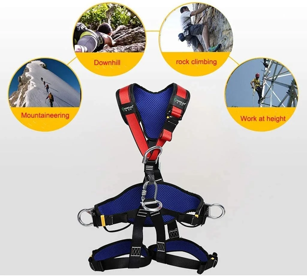 هارنس صعود، کمربند ایمنی تمام بدن قابل جدا شدن، برای تجهیزات نجات کوهنوردی در فضای باز