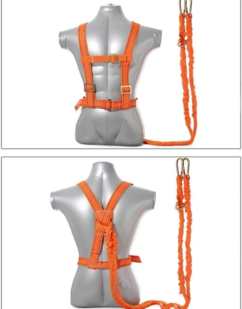 هارنس ایمنی با بند، هارنس ساختمانی، کمربند قابل تنظیم ضد سقوط کار در ارتفاع