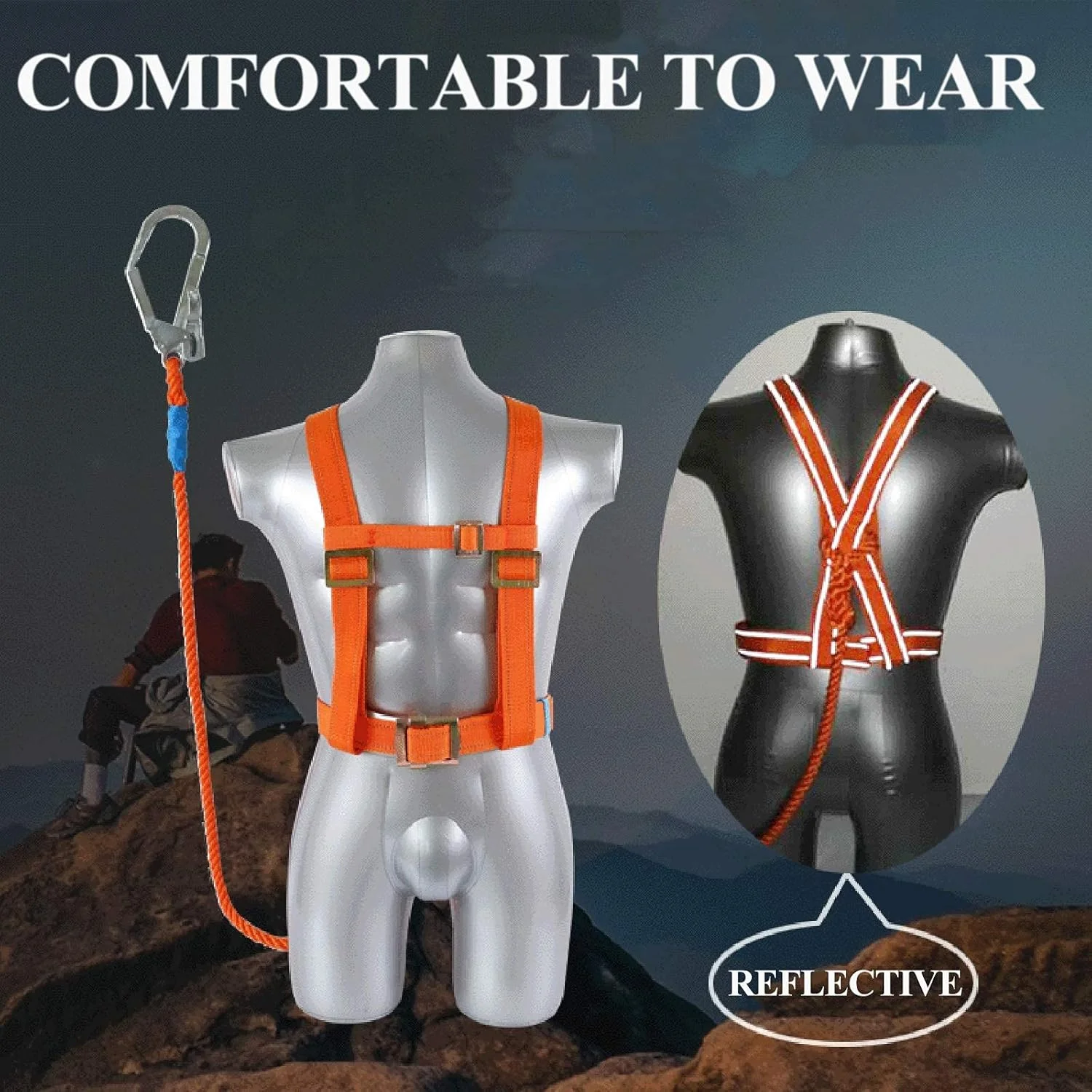 هارنس ضد سقوط، هارنس نیم تنه ضد سقوط ایمنی، هارنس ساختمانی با کمربند جداشدنی، تجهیزات شخصی ابزار سقف صنعتی هارنس ضد سقوط، هارنس نیم تنه ضد سقوط ایمنی، هارنس ساختمانی با کمربند جداشدنی، تجهیزات شخصی ابزار سقف صنعتی