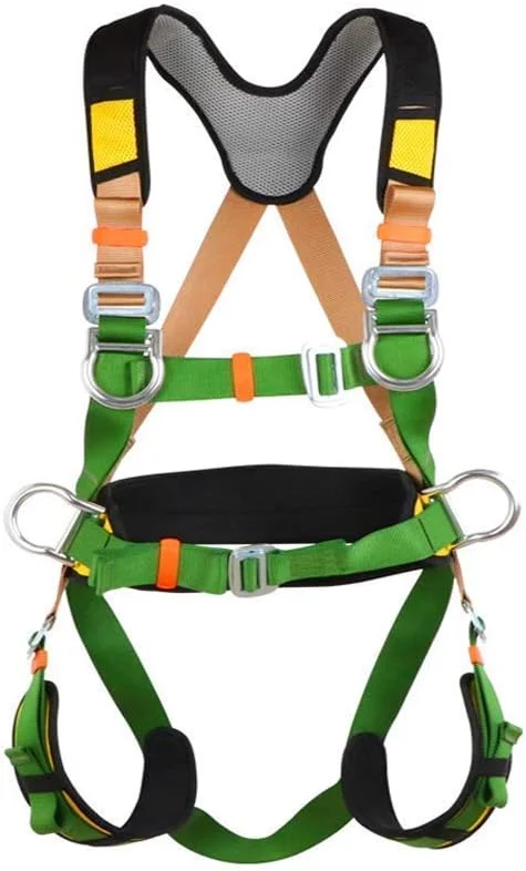 هارنس ایمنی تمام بدن کمربند قابل تنظیم با قلاب و طناب برای کار هوانوردی حفاظت فنی