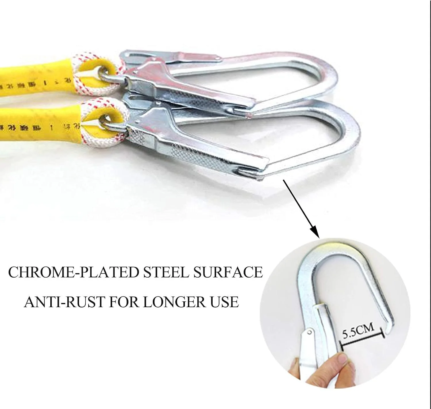 کیت مهار ایمنی سقوط، ابزار مهار ایمنی تمام بدن با کتان و کمربند جهانی تجهیزات حفاظت فردی