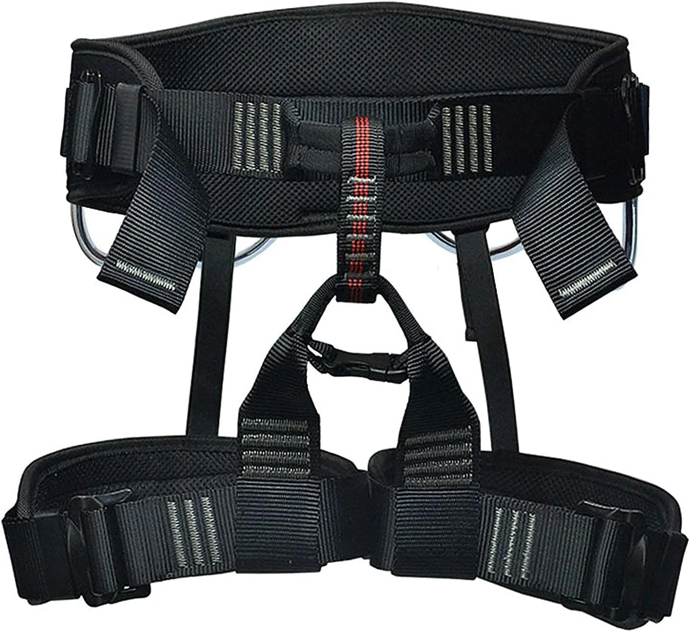 هارنس ایمنی ضد سقوط، هارنس کوهنوردی قابل تنظیم نیم تنه در فضای باز، کمربند ایمنی کار در ارتفاع