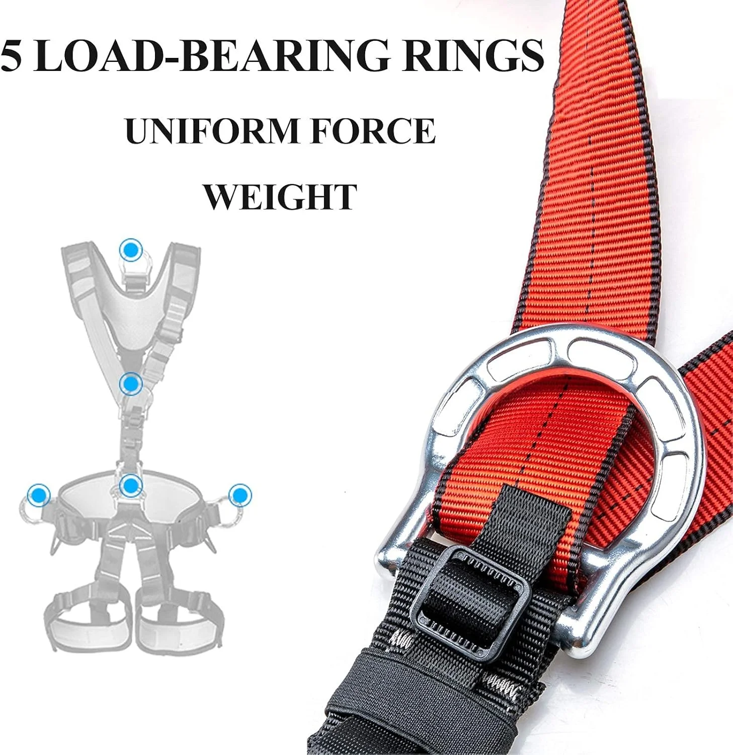 هارنس ایمنی، کمربند کار ضد سقوط راحت، کمربند ابزار هارنس های جهانی محافظت در برابر سقوط برای صعود به سقف هارنس ایمنی، کمربند کار ضد سقوط راحت، کمربند ابزار هارنس های جهانی محافظت در برابر سقوط برای صعود به سقف