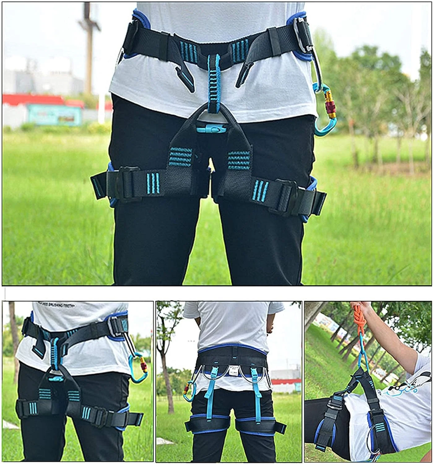 هارنس ایمنی ضد سقوط، هارنس کوهنوردی قابل تنظیم نیم تنه در فضای باز، کمربند ایمنی کار با دکل، کمربند ایمنی کامل بدن هارنس ایمنی ضد سقوط، هارنس کوهنوردی قابل تنظیم نیم تنه در فضای باز، کمربند ایمنی کار با دکل، کمربند ایمنی کامل بدن