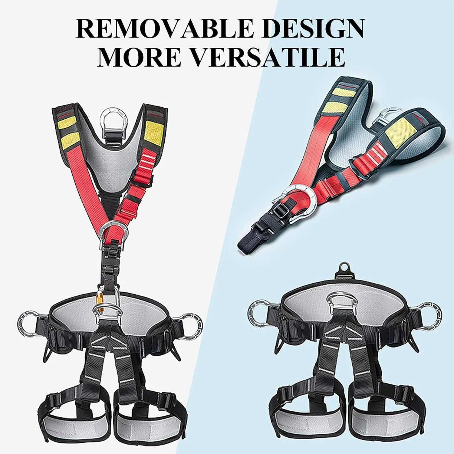 هارنس ایمنی، کمربند کار ضد سقوط راحت، کمربند ابزار هارنس های جهانی محافظت در برابر سقوط برای صعود به سقف هارنس ایمنی، کمربند کار ضد سقوط راحت، کمربند ابزار هارنس های جهانی محافظت در برابر سقوط برای صعود به سقف