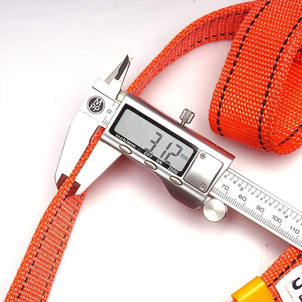 هارنس ایمنی تمام بدن PURRL، هارنس توقف سقوط، کمربند ایمنی قابل تنظیم برای صعود در فضای باز، طناب نجات، کمربند ایمنی تمام بدن برای کار در ارتفاع، سقف کاری، صخره نوردی، 3 متر سورپرایز کوچک