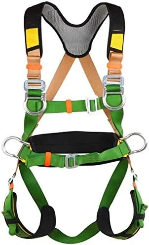 کیت مهار ایمنی، مهار ایمنی سقوط، مهار ایمنی ضد سقوط تمام بدن، کمربند قابل تنظیم با قلاب و طناب برای کار در هوانوردی، حفاظت فنی، D