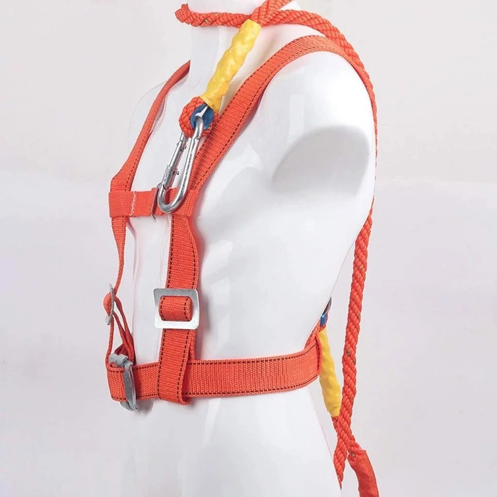 ست هارنس ایمنی، کمربند ایمنی قابل تنظیم نیم تنه، هارنس ایمنی ضد سقوط برای کار هوانوردی