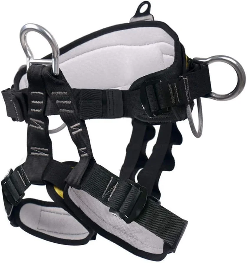 هارنس صعود نیم تنه محافظ کمر کمربند ایمنی هارنس راهنمای فرود کوهنوردی در فضای باز