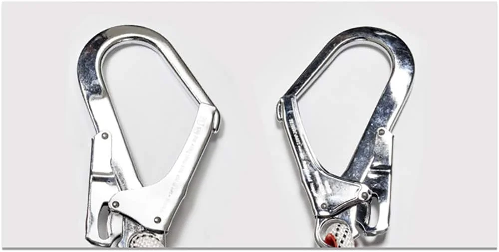 کمربند ایمنی کار، هارنس ایمنی، هارنس ایمنی با طناب، طناب دوبل ضد سقوط صنعتی، حلقه های D، برای دکل های هوایی، کارگران آهن و برج ها