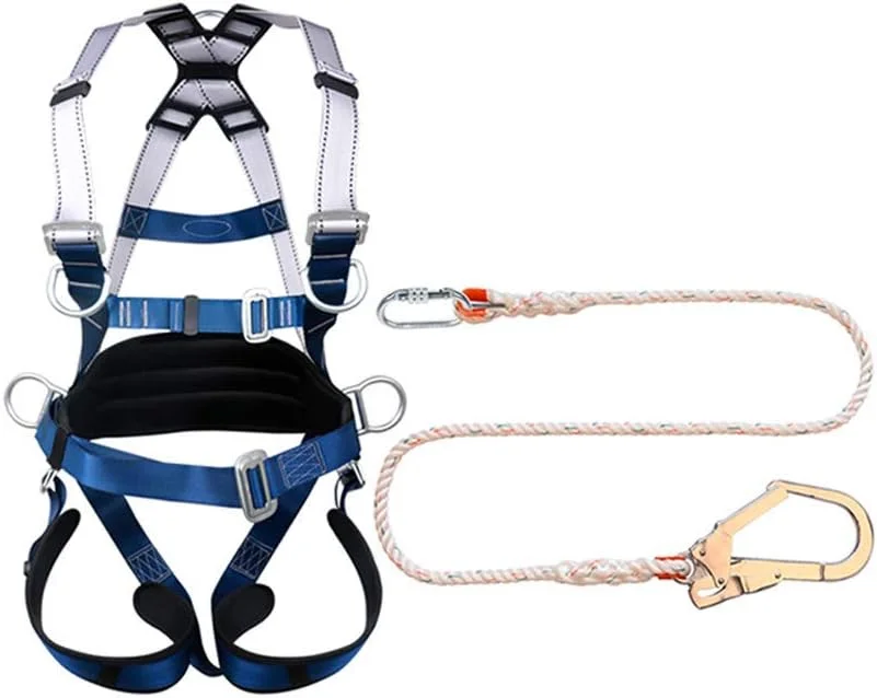 کمربند ایمنی تمام بدن، هارنس ایمنی محافظت در برابر سقوط با پشتی، کمربند موقعیت یابی، حلقه های D در پشت و طرفین، برای کار در ارتفاع