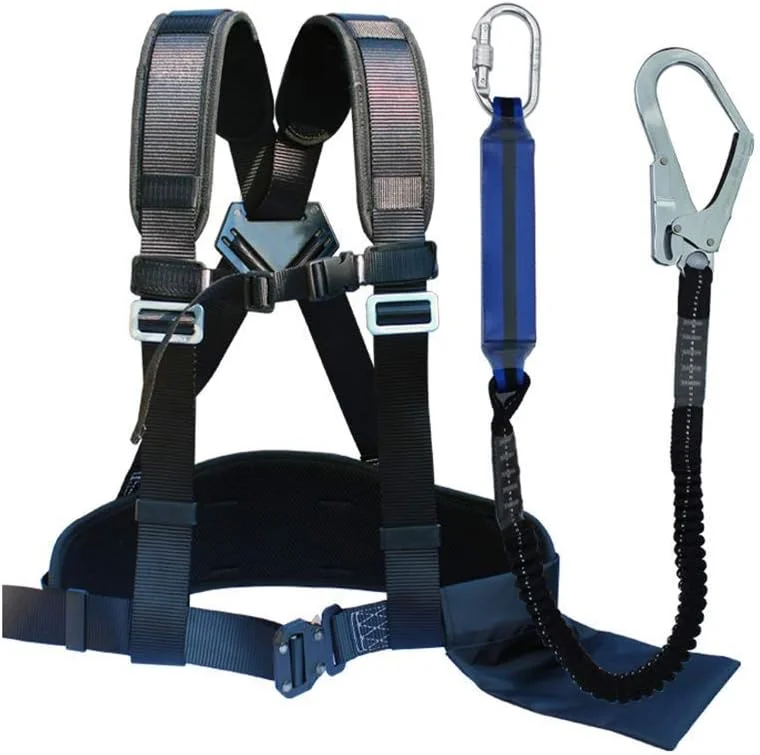 کیت مهار ایمنی MYIME، مهار حفاظت در برابر سقوط، کیت حفاظت شخصی در برابر سقوط، کمربند ایمنی قابل تنظیم برای صعود در فضای باز طناب نجات کمربند ایمنی کار در ارتفاع با سگک بزرگ LEOWE کیت مهار ایمنی MYIME، مهار حفاظت در برابر سقوط، کیت حفاظت شخصی در برابر سقوط، کمربند ایمنی قابل تنظیم برای صعود در فضای باز طناب نجات کمربند ایمنی کار در ارتفاع با سگک بزرگ LEOWE