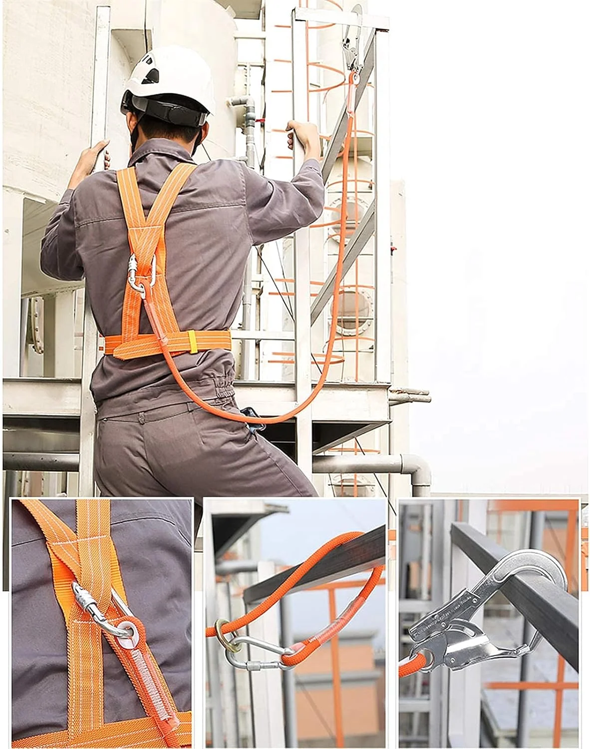 هارنس ایمنی ضد سقوط، هارنس ایمنی ضد سقوط نیم تنه، کمربند ایمنی قابل تنظیم کار در ارتفاع با قلاب هارنس ایمنی ضد سقوط، هارنس ایمنی ضد سقوط نیم تنه، کمربند ایمنی قابل تنظیم کار در ارتفاع با قلاب