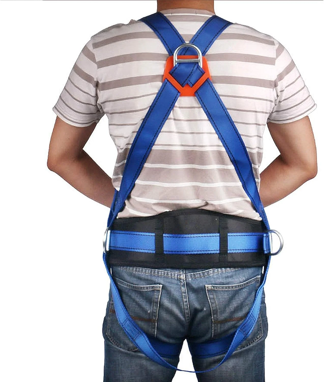 هارنس ایمنی سقوط TISTIK، کمربند ایمنی قابل تنظیم برای صعود در فضای باز، طناب نجات، کمربند ایمنی تمام بدن برای کار در ارتفاع هارنس ایمنی سقوط TISTIK، کمربند ایمنی قابل تنظیم برای صعود در فضای باز، طناب نجات، کمربند ایمنی تمام بدن برای کار در ارتفاع