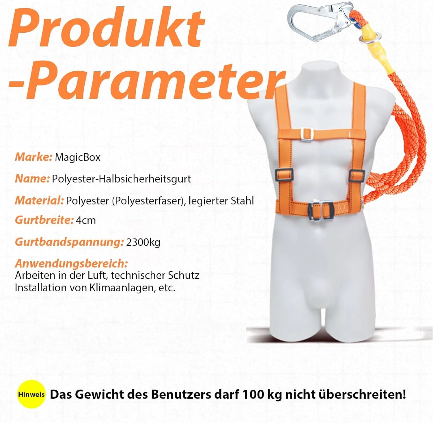 کمربند ایمنی محافظت در برابر سقوط Magicbox