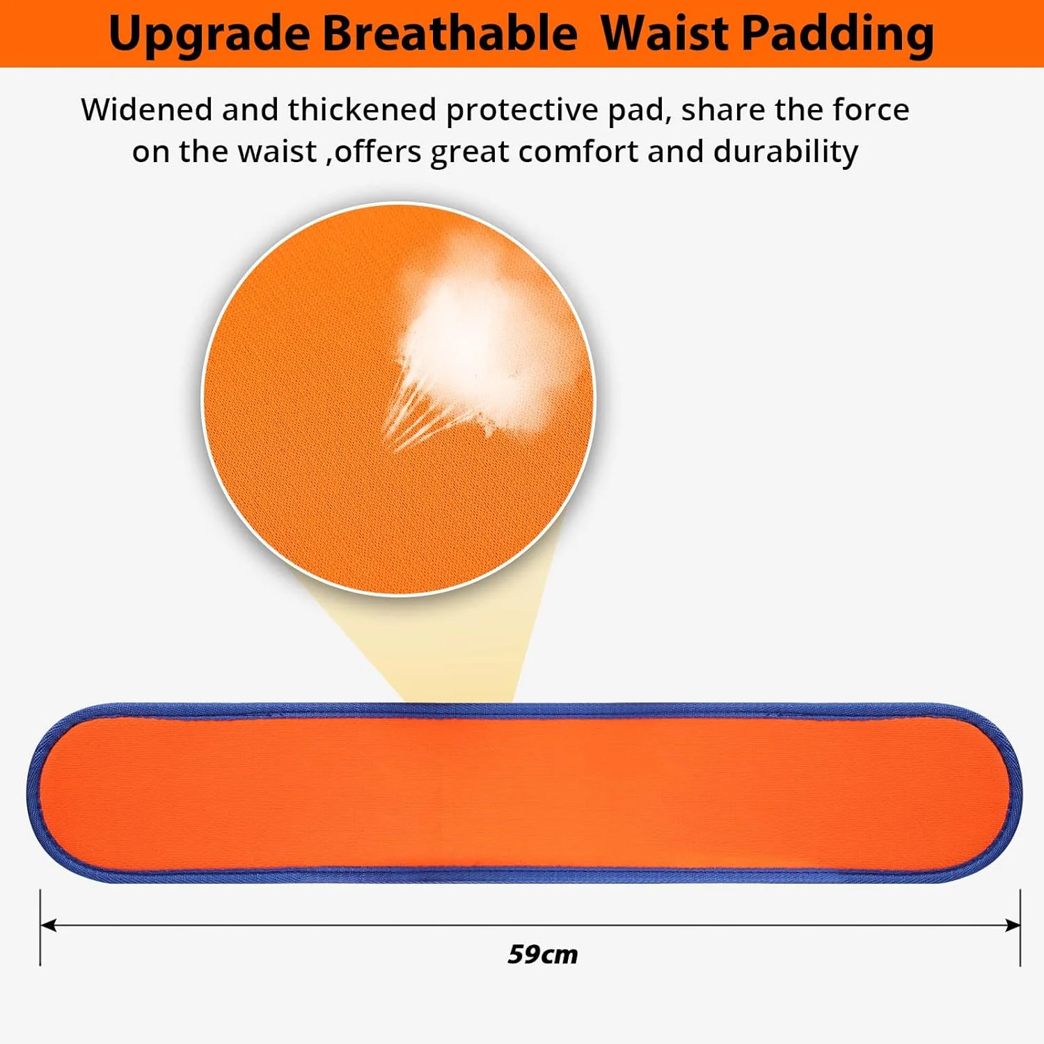 هارنس ایمنی TRSMIMA برای محافظت در برابر سقوط - کیت هارنس نیم تنه سقفی با طناب 6 فوتی و شانه های پد دار - مطابق با OSHA/ANSI