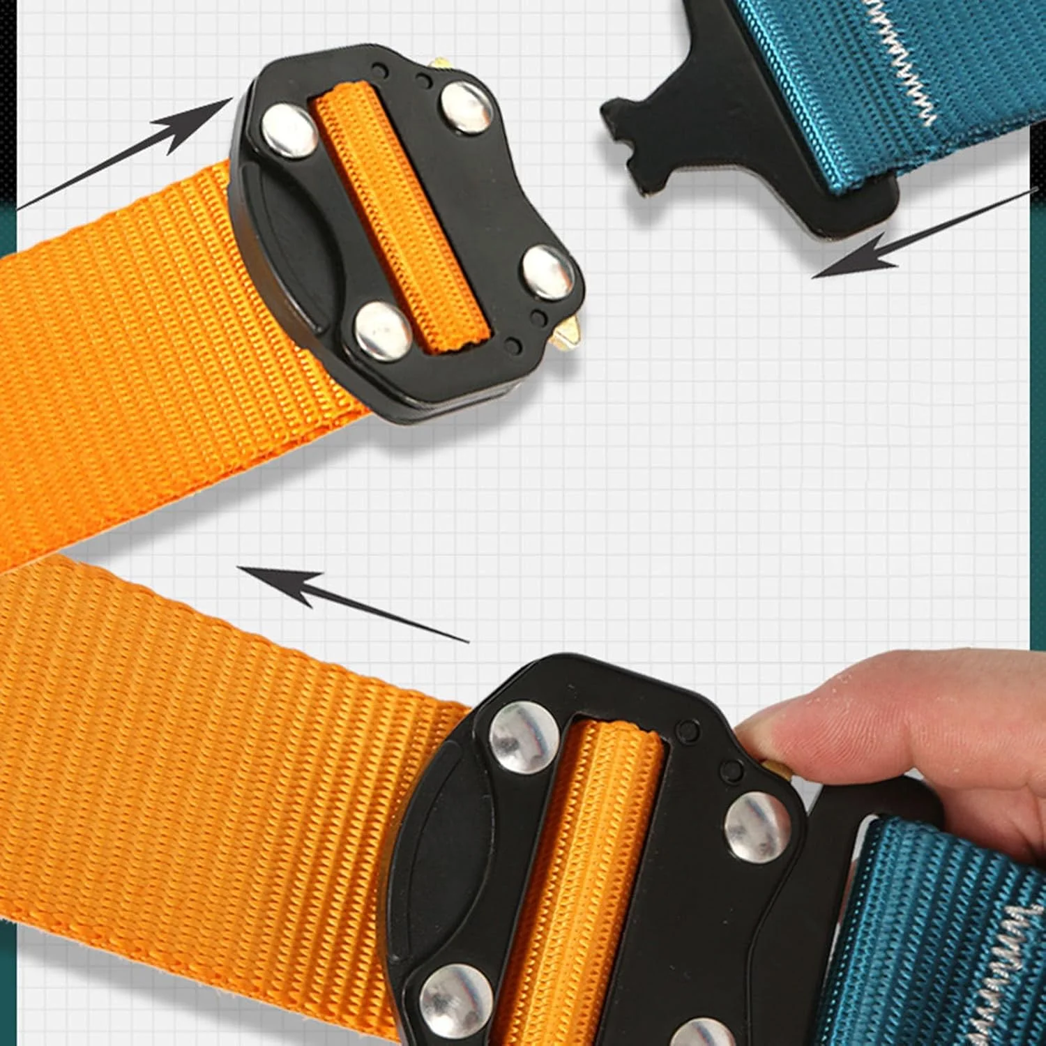 هارنس ایمنی ساختمانی kinrguiyuez - هارنس ایمنی تمام بدن | طناب بند جاذب شوک، کمربند پشتیبانی راحت اتصال سریع برای کار در ارتفاع، ورزش های فضای باز و کوهنوردی