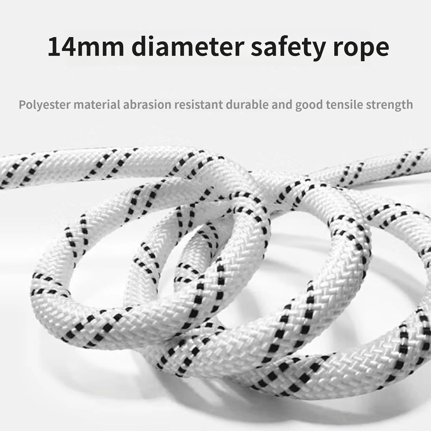 هارنس ایمنی ETSG برای حفاظت در برابر سقوط - کمربند ایمنی تک طناب دو تسمه با پد محافظ، قلاب کوچک تکی 1.9 متری برای جلوگیری از سقوط کارگران ساختمانی و نصب