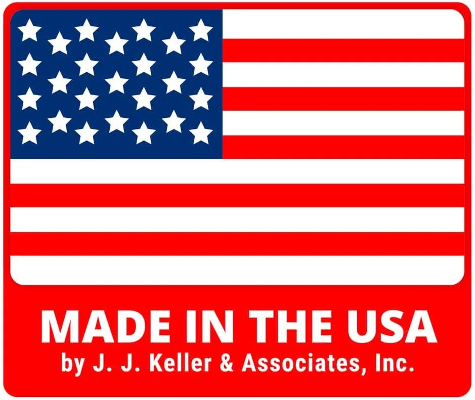 تابلو احتیاط: استفاده از جلیقه ایمنی شبرنگ در این محدوده الزامی است - جی. جی. کلر - آلومینیوم 14x10 اینچ با گوشه های گرد برای استفاده در داخل/خارج از منزل - مطابق با ANSI Z535.2-2011 و OSHA 29 CFR 1910.145, 1926.200