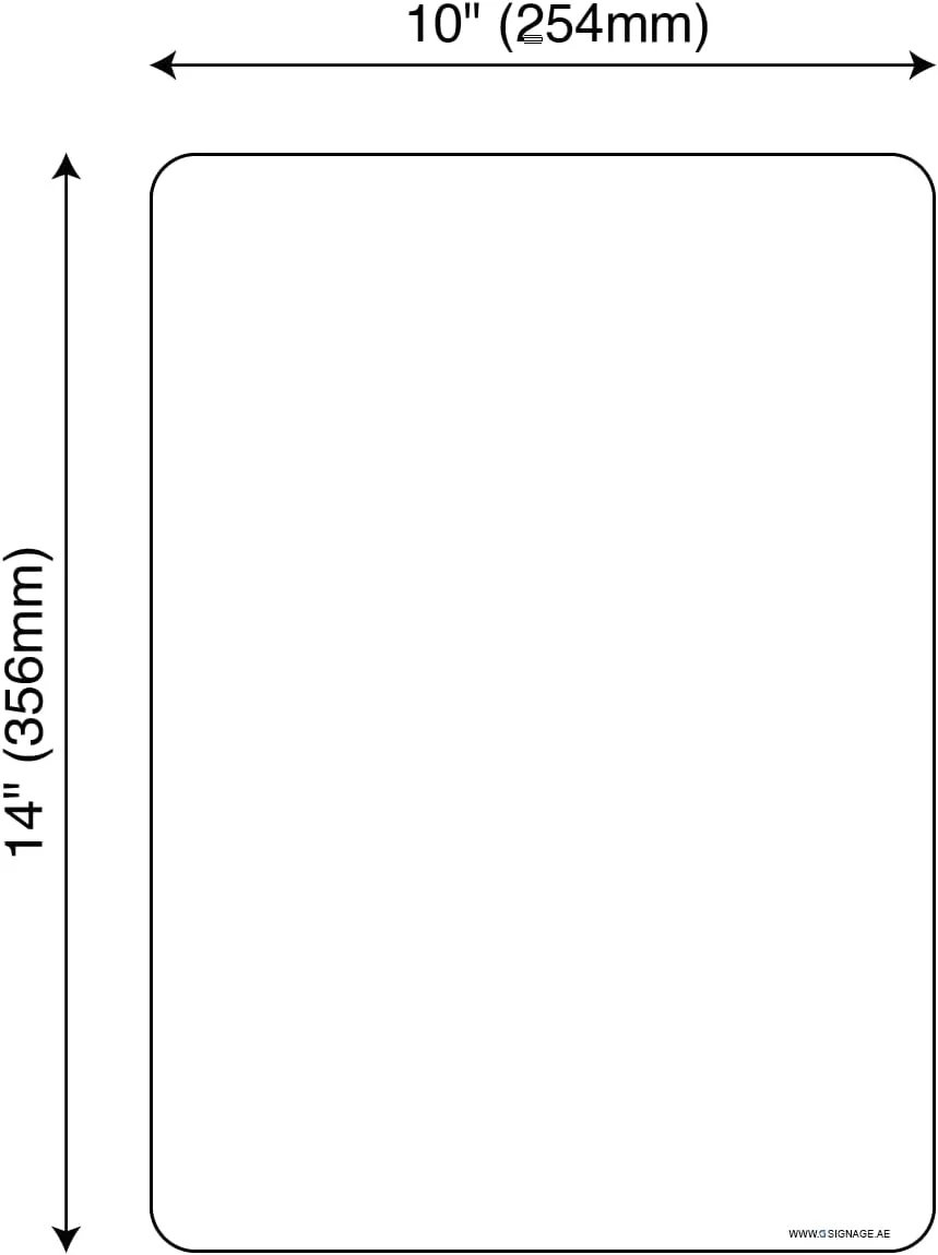 تابلو اعلانات جی - "محدوده ساخت و ساز، استفاده از کلیه تجهیزات حفاظت فردی (PPE) در این قسمت الزامی است: کلاه ایمنی، جلیقه ایمنی، عینک ایمنی، محافظ شنوایی و ..." - تابلوی احتیاط OSHA - اکریلیک - بستر PRT - نصب با نوار چسب
