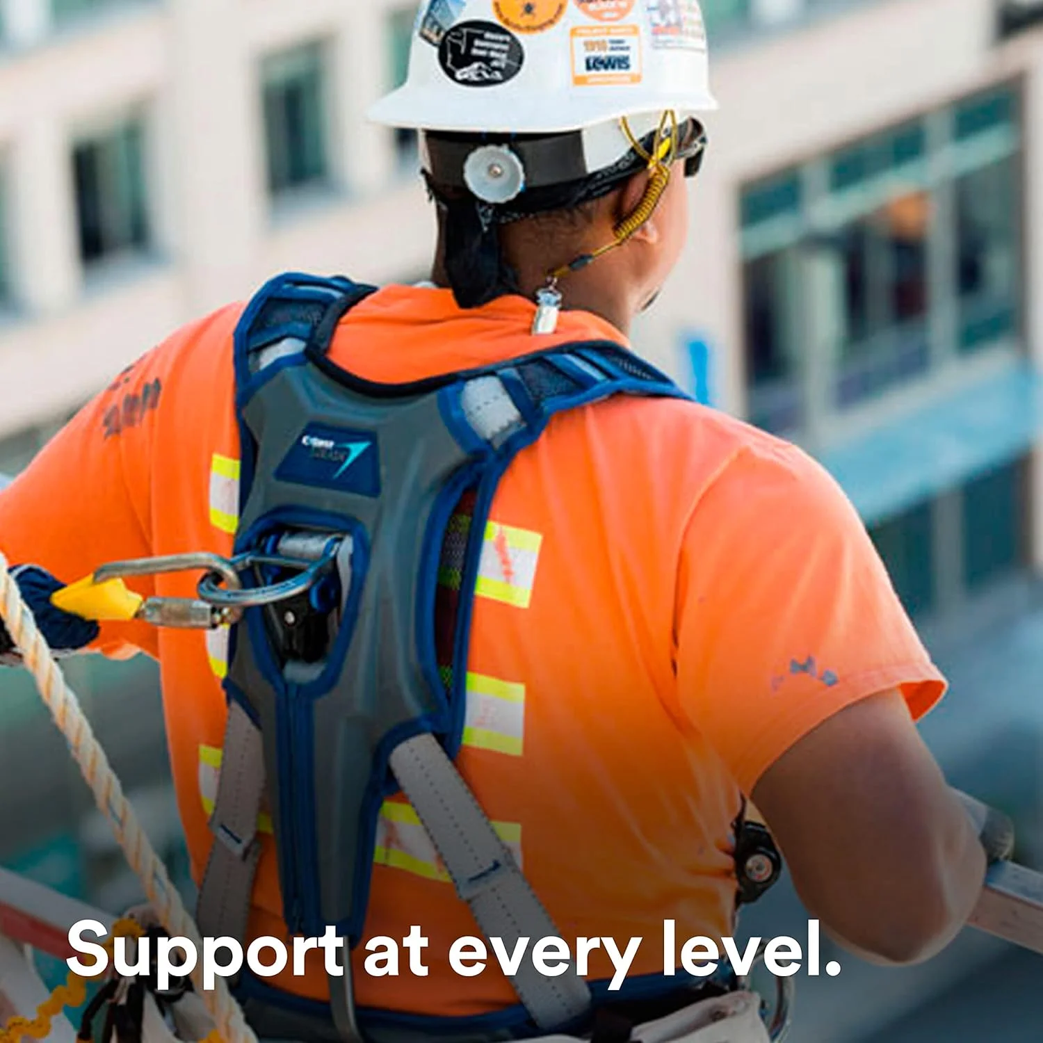 هارنس ایمنی موقعیت یابی ساختمانی راحت 3M 1113121 DBI-SALA ExoFit X300، حفاظت از سقوط ساختمانی، حلقه های D آلومینیومی پشتی و باسن، سگک های اتصال سریع قفل خودکار پا و سینه، سایز کوچک