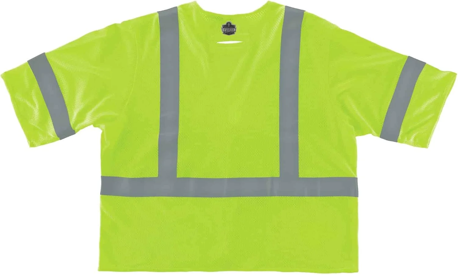 جلیقه ایمنی آستین دار ضد آتش مهارکننده Ergodyne GloWear 8356FRHL ANSI Class 3، لیمویی، سایز کوچک/متوسط